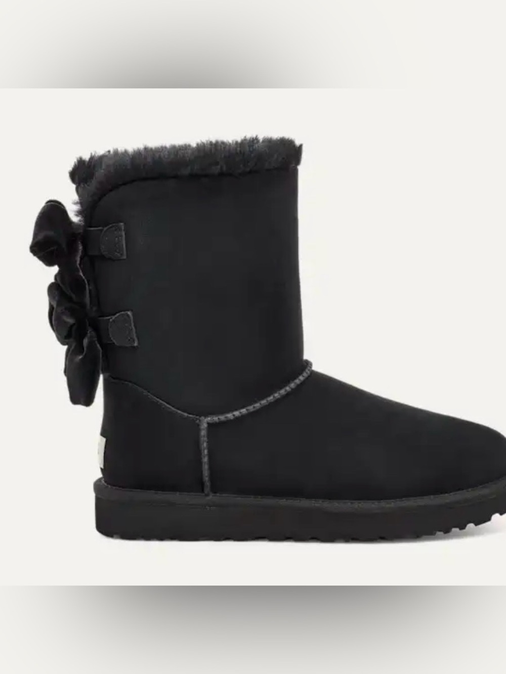UGG Bailey velvet bow Suede Water-Repellent Boots-8